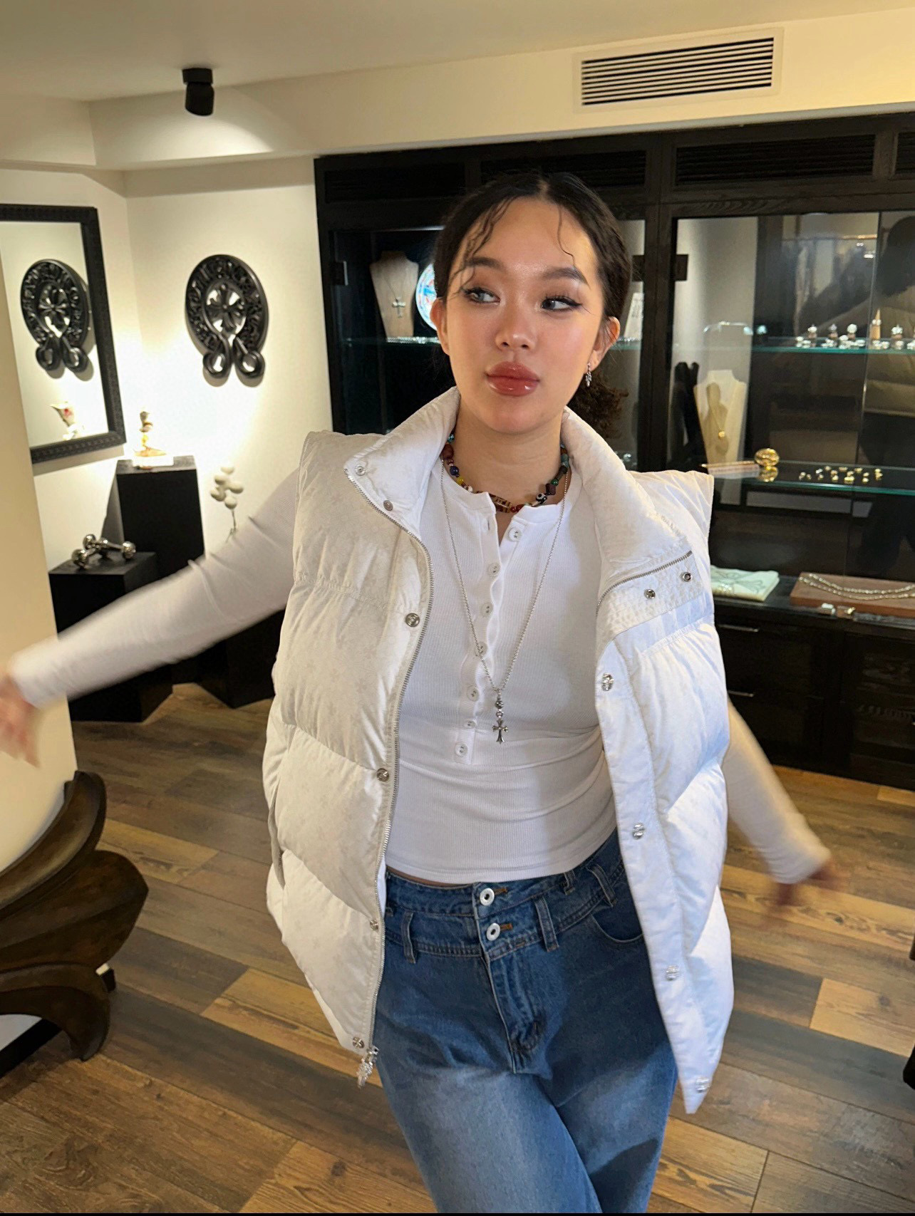 크롬하츠 3컬러 남자 조끼