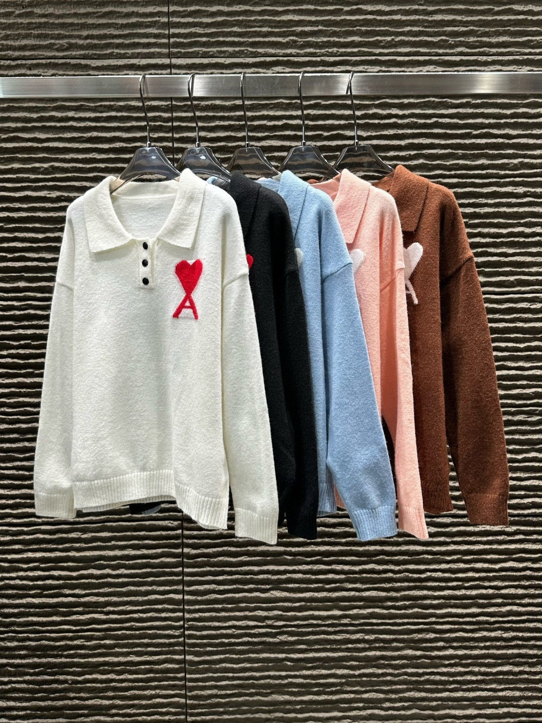 아미 아미리 5컬러 남녀공용 니트