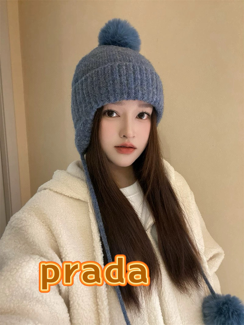 프라다 겨울 모자