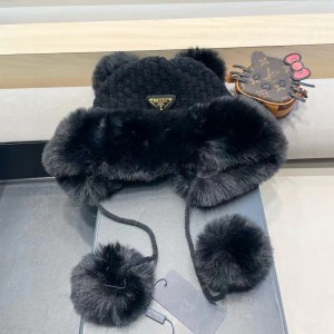 프라다 겨울 모자