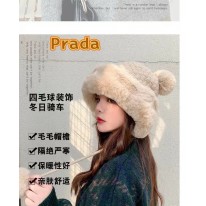 프라다 겨울 모자