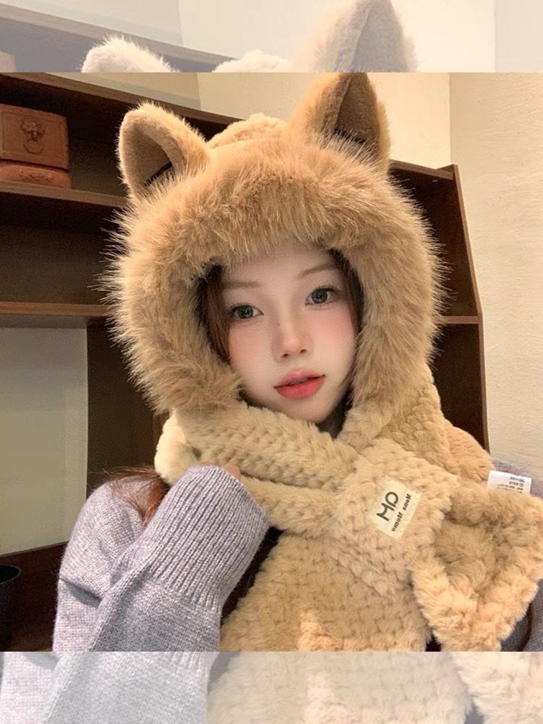 프라다 겨울 모자