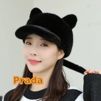 프라다 겨울 모자