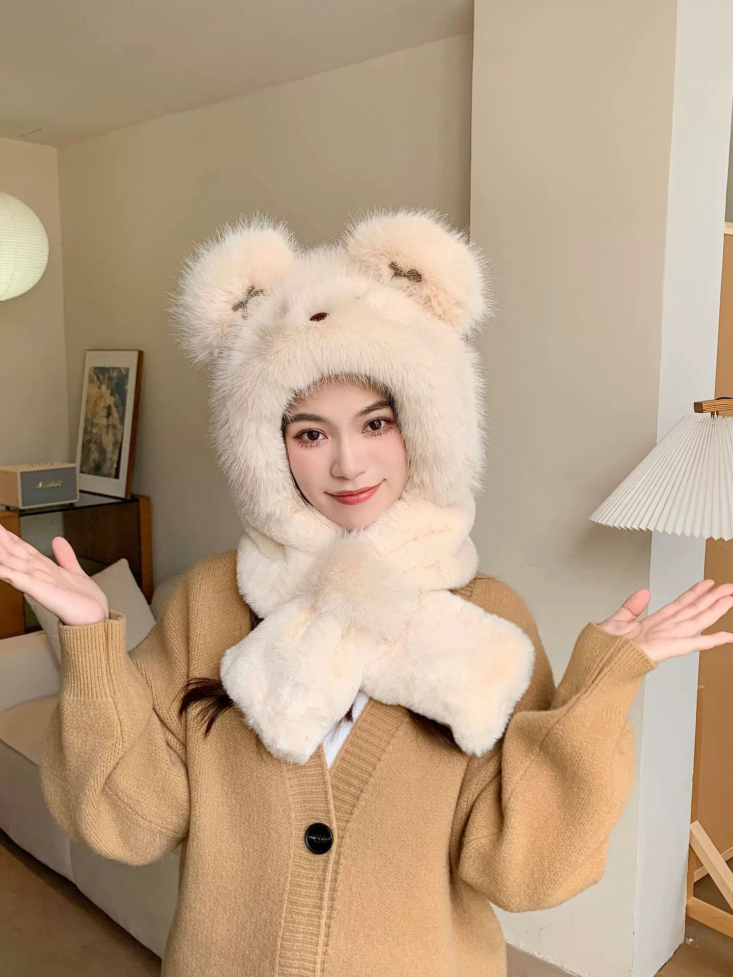 샤넬 겨울 모자