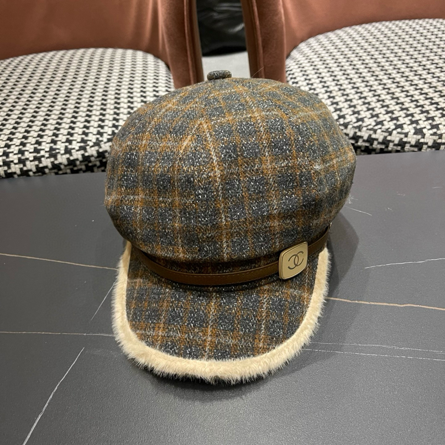 샤넬 겨울 모자