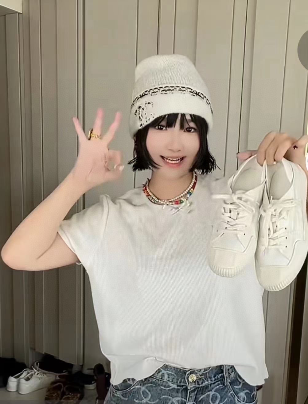 샤넬 겨울 모자