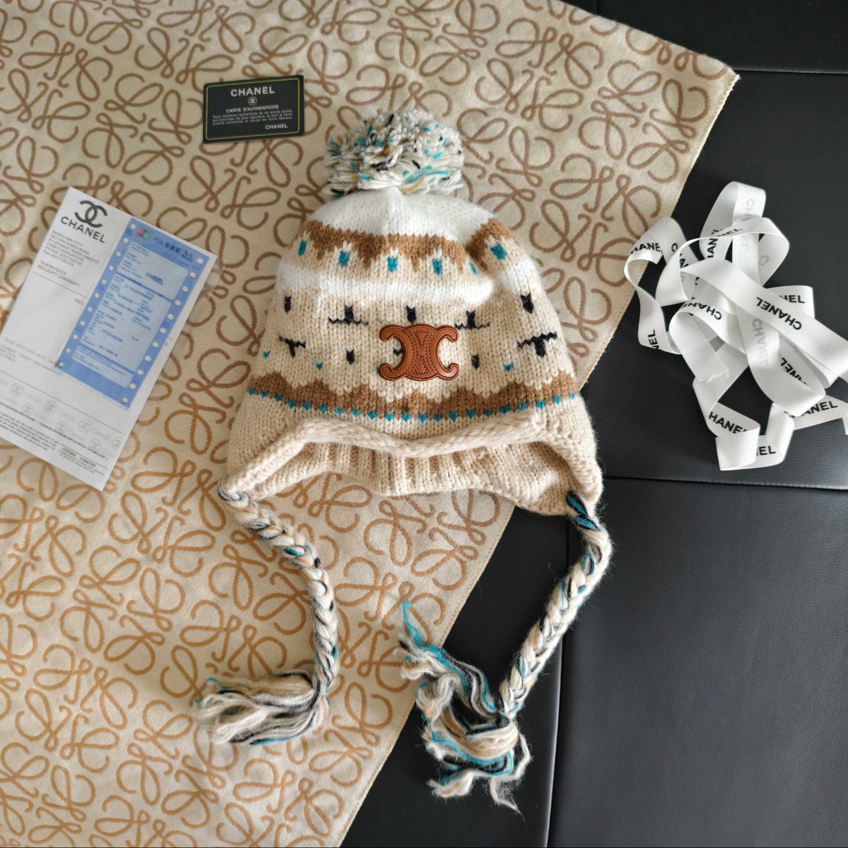 셀린느 겨울 모자