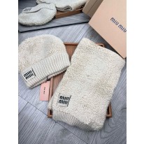 미우미우 겨울 모자 세트