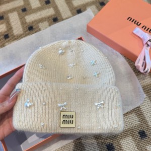 미우미우 겨울 모자