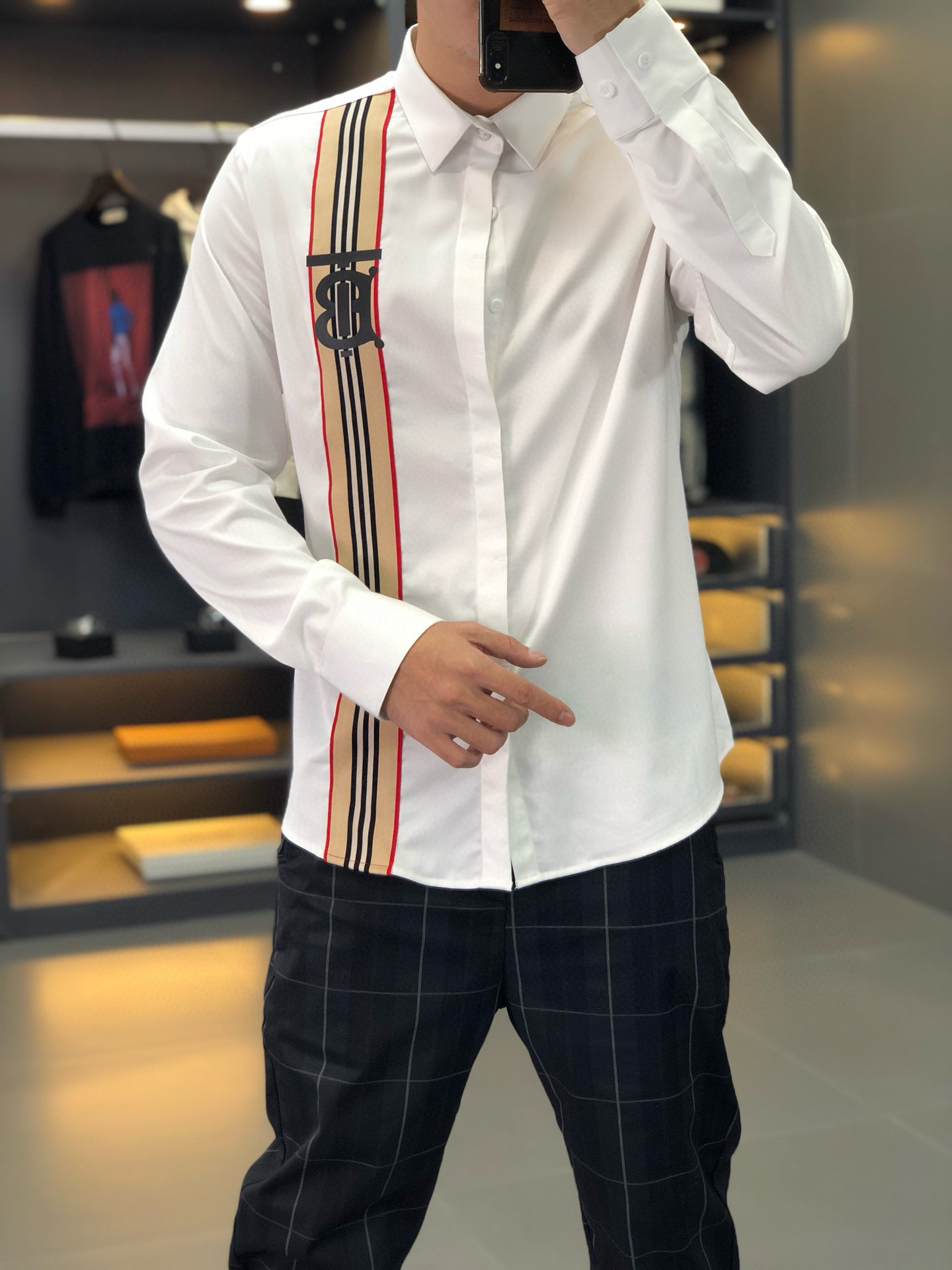 버버리 남자 셔츠