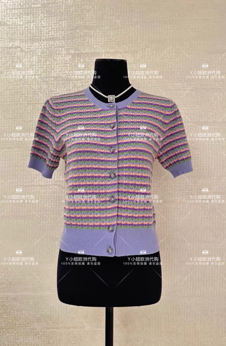 샤넬 2컬러 여자 반팔