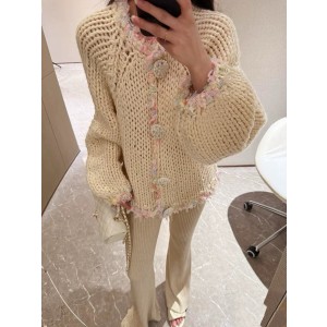 샤넬 여자 가디건