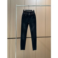 샤넬 2컬러 여자 청바지