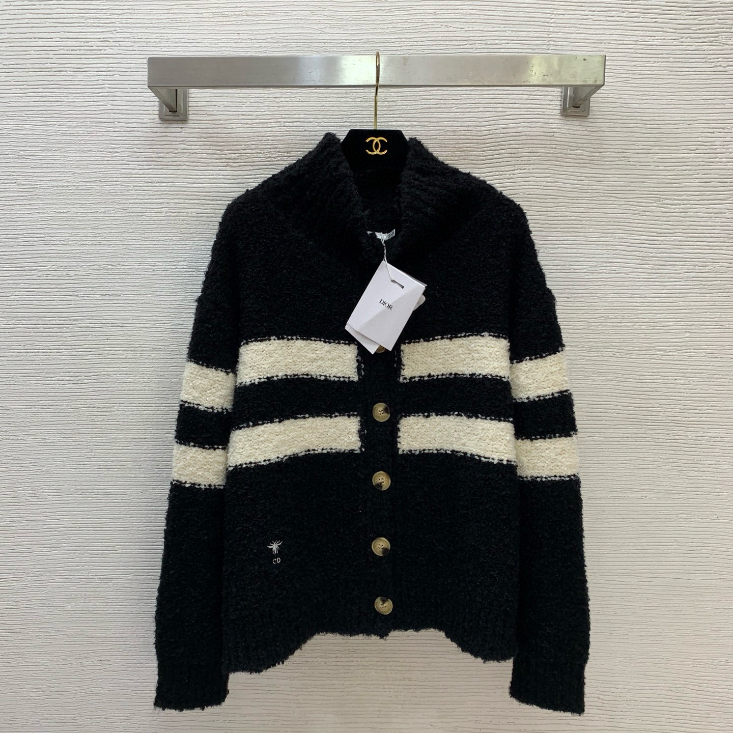 디올 2컬러 여자 가디건