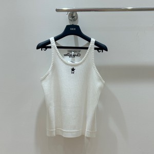 디올 2컬러 여자 조끼