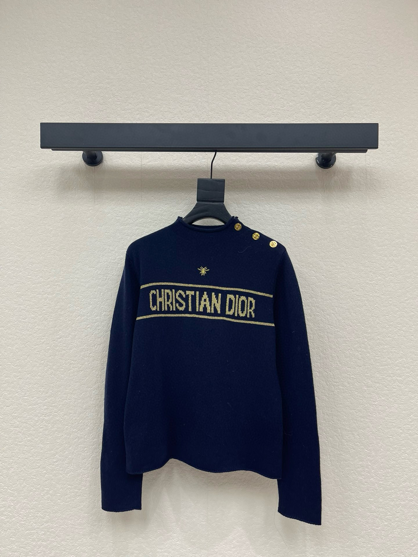 디올 2컬러 여자 니트