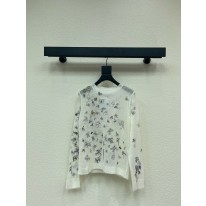 디올 2컬러 여자 후드티 맨투맨