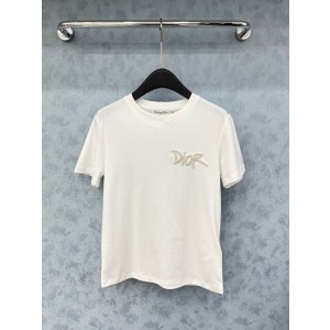 디올 2컬러 여자 반팔