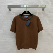 프라다 2컬러 여자 반팔