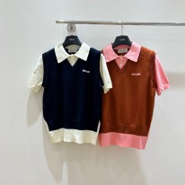 미우미우 2컬러 여자 반팔