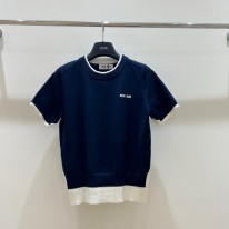 미우미우 2컬러 여자 반팔