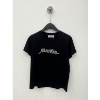 미우미우 2컬러 여자 반팔