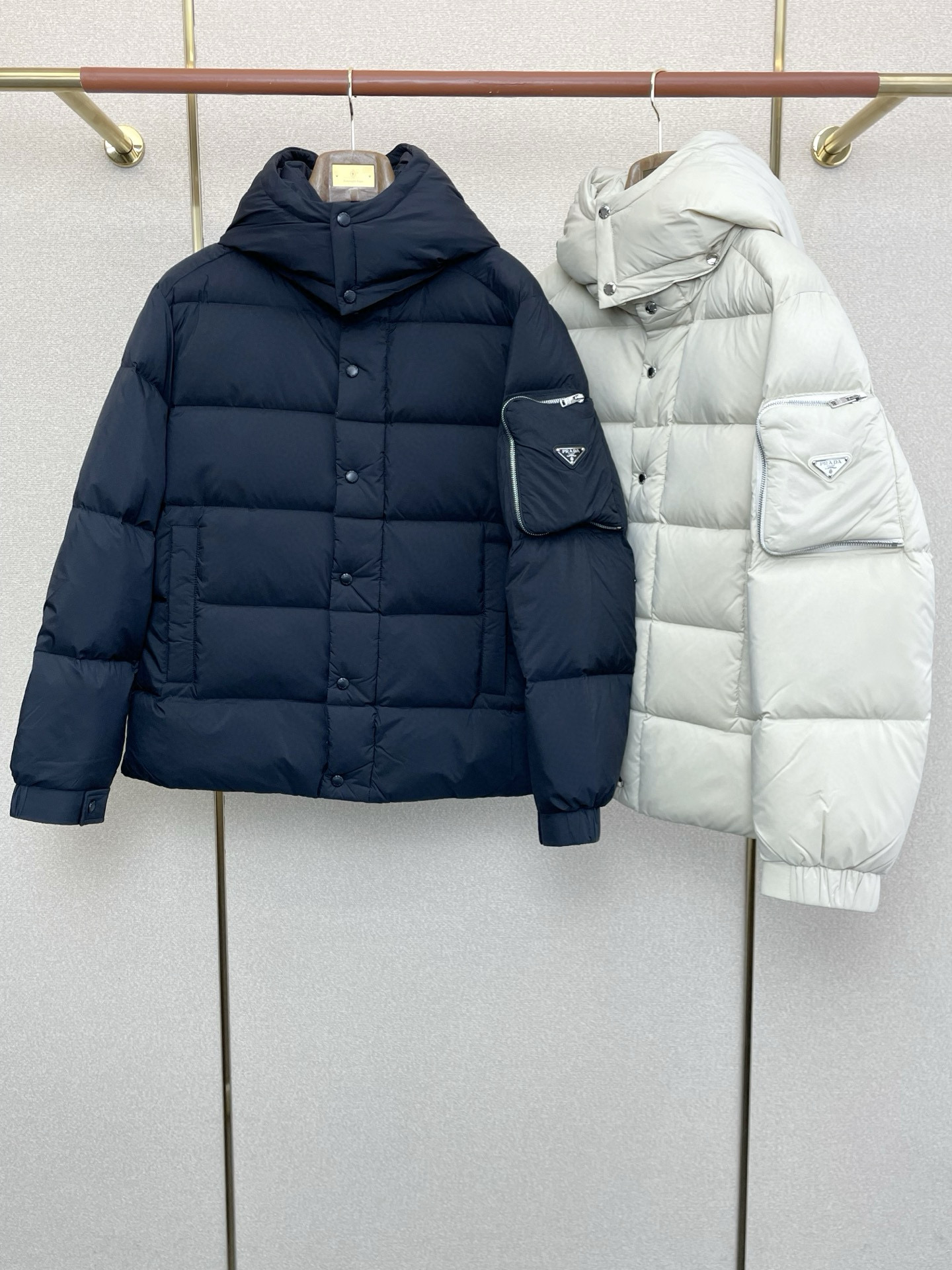 프라다 2컬러 남자 패딩