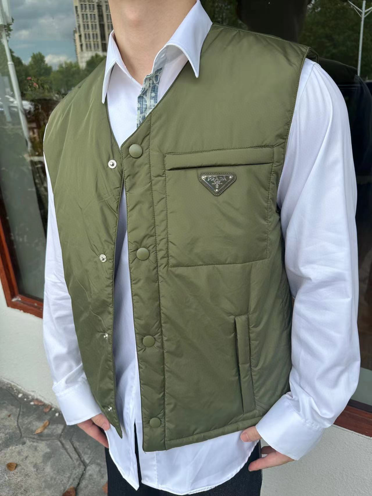 프라다 남자 조끼