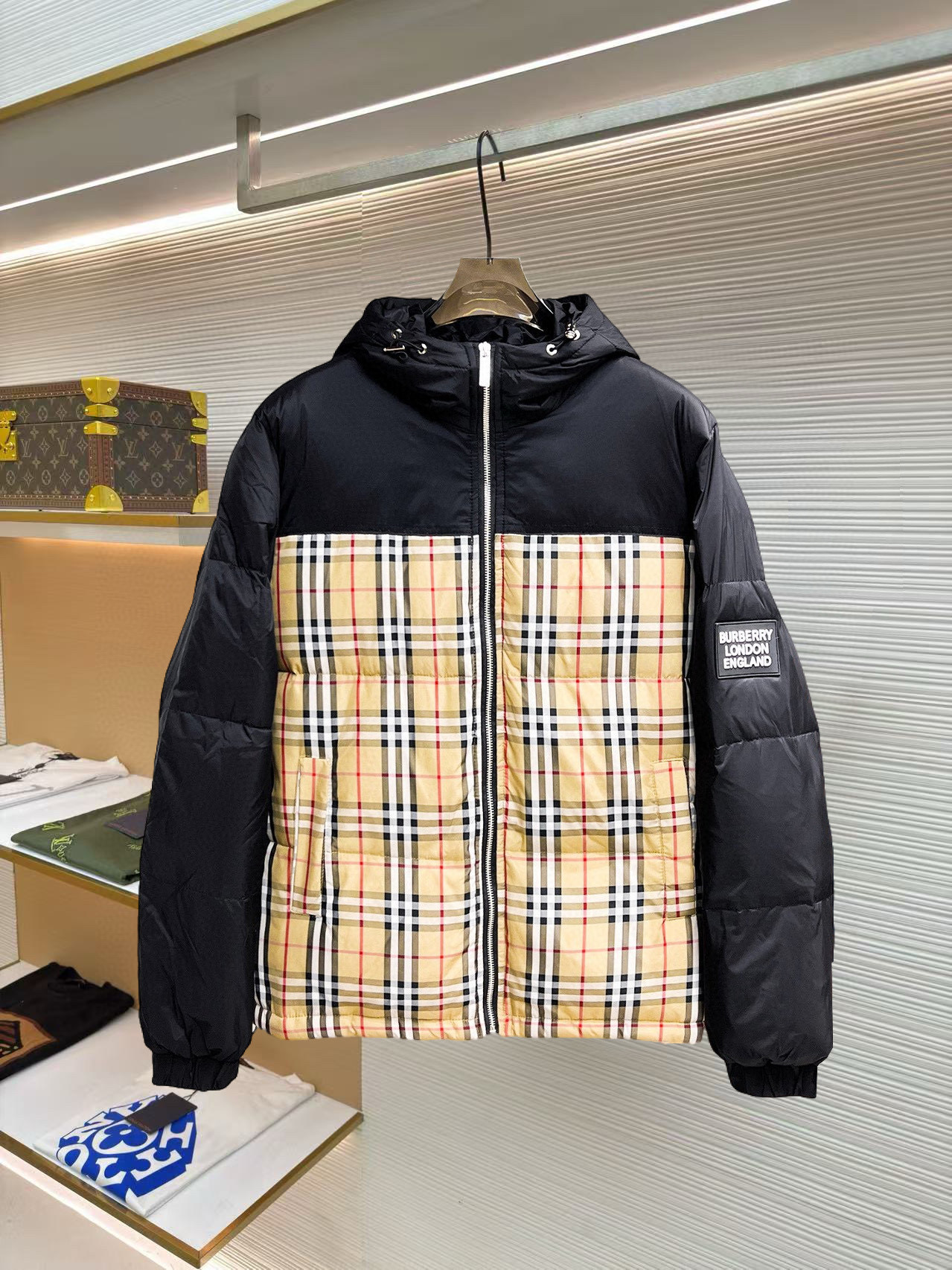 버버리 남자 패딩