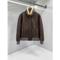 브루넬로 쿠치넬리 양가죽 자켓