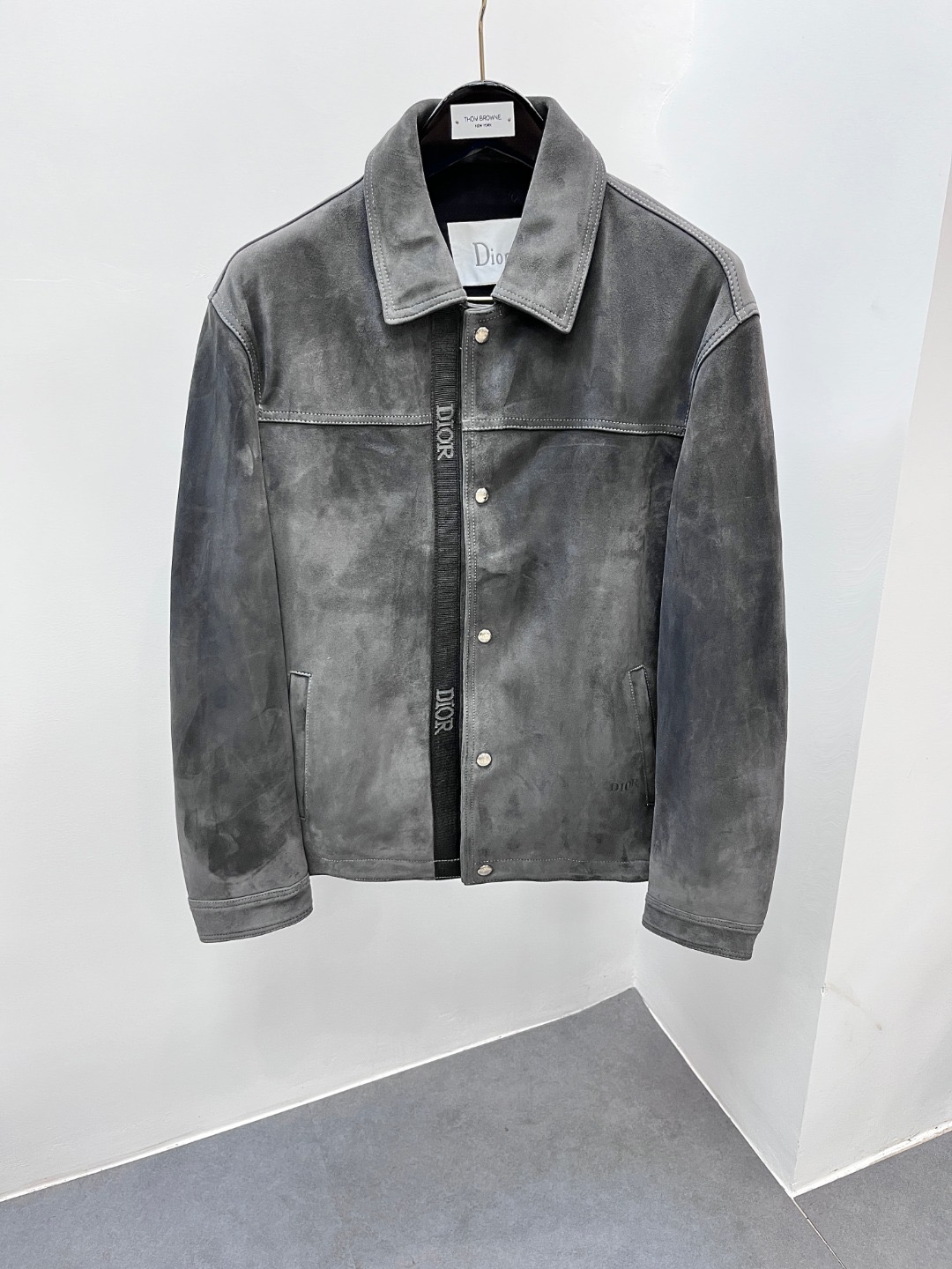 디올 염소가죽 자켓