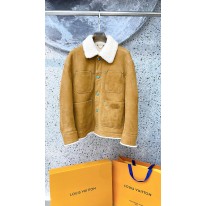 루이비통 양가죽 양모 자켓