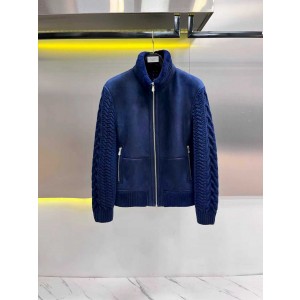 브루넬로 쿠치넬리 양가죽 양모 자켓