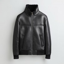 프라다 양가죽 양모 자켓