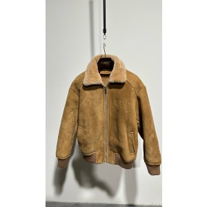 프라다 양가죽 양모 자켓