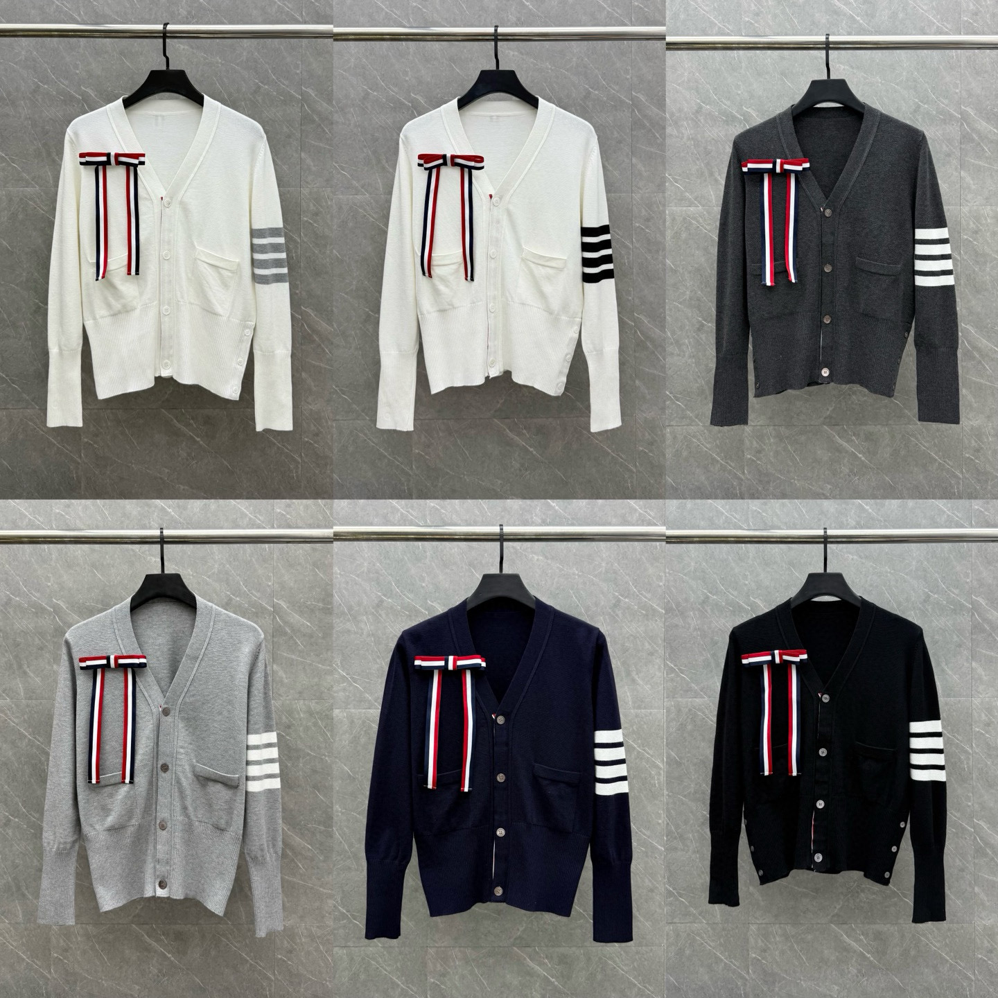 톰브라운 6컬러 남녀공용 가디건