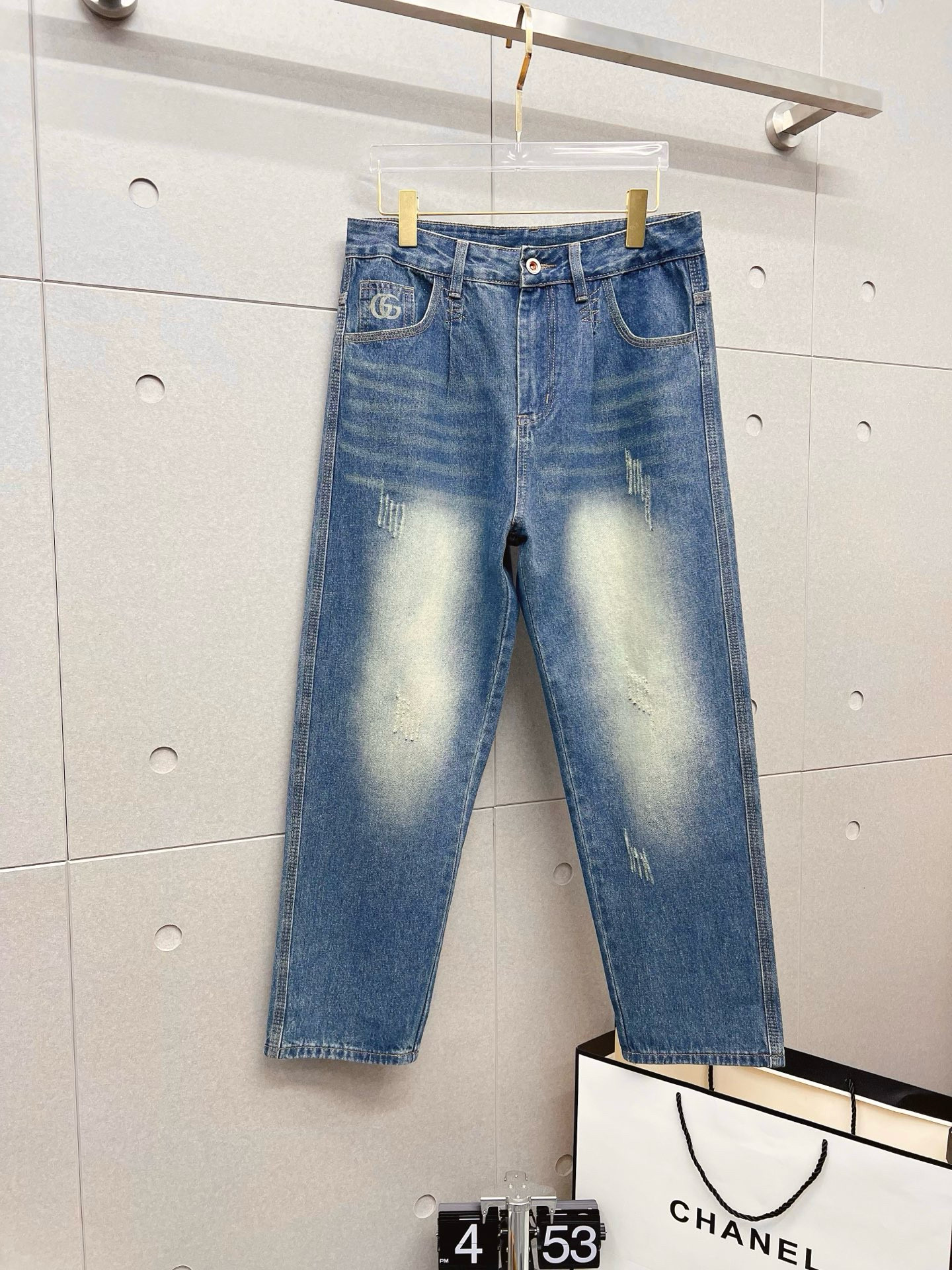 구찌 남자 청바지