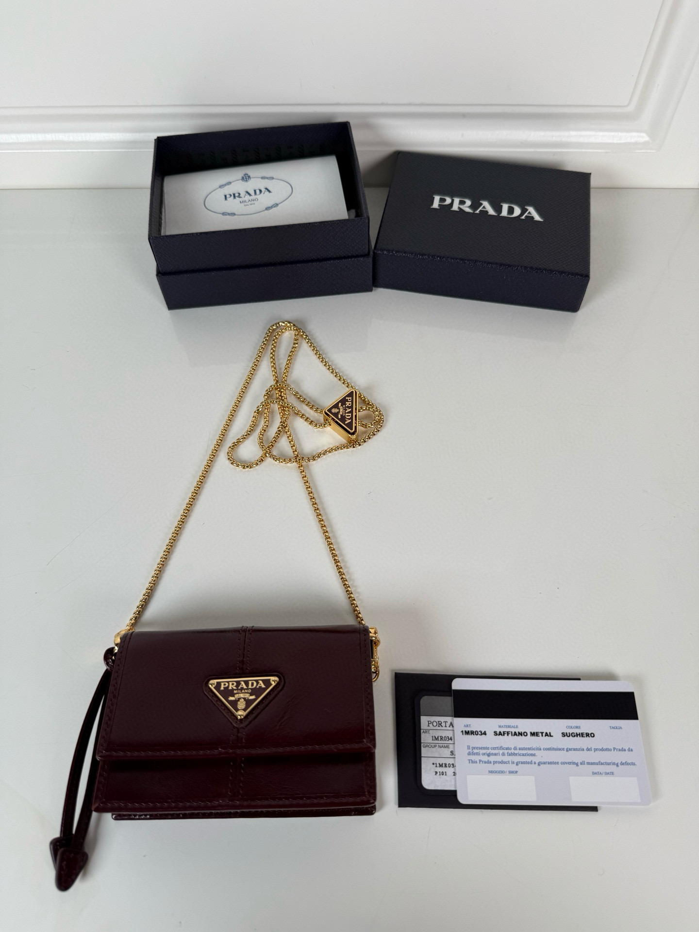 프라다 1MR034 여자 장지갑