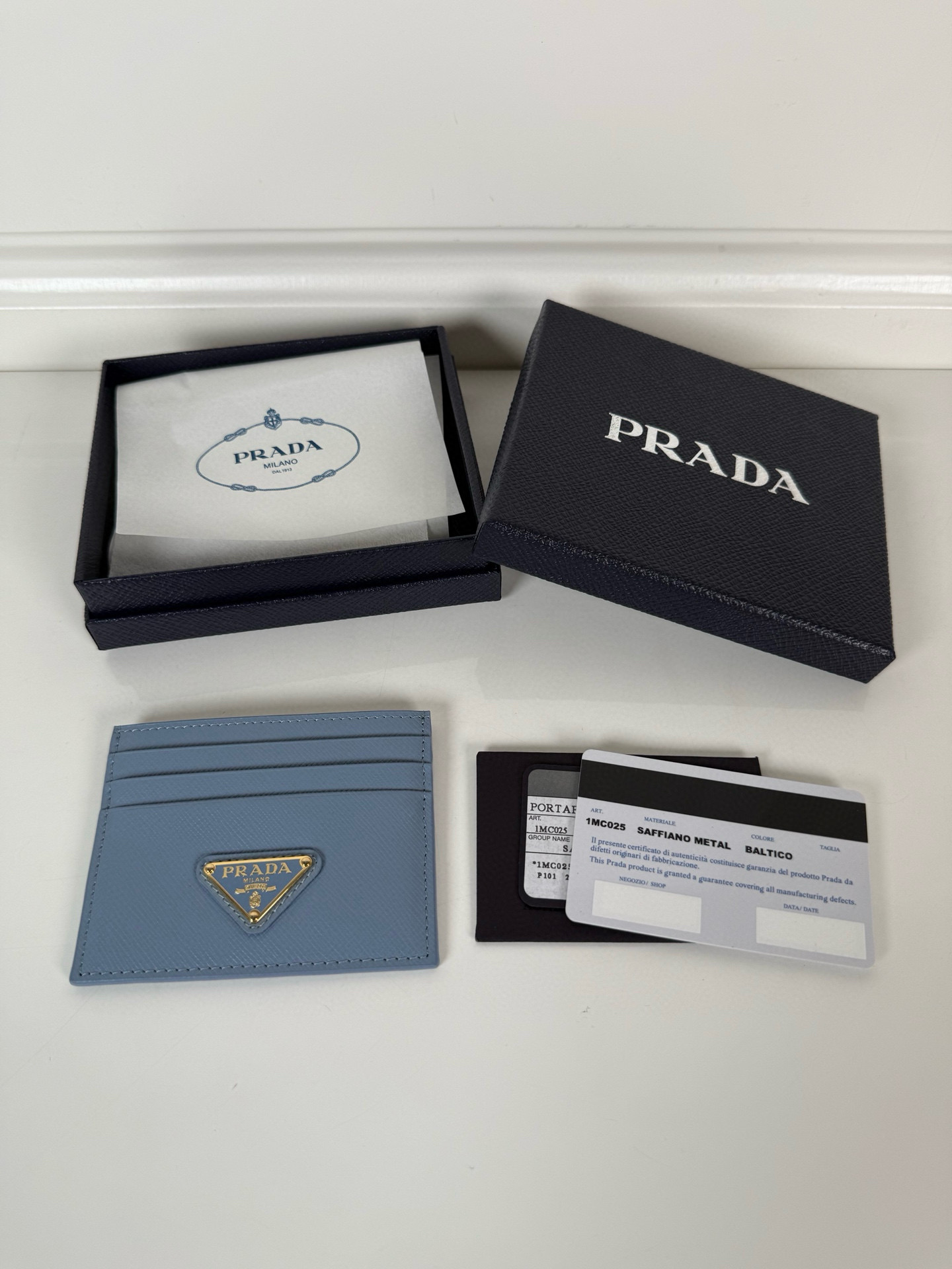 프라다 1MC025 남녀공용 카드지갑 머니클립