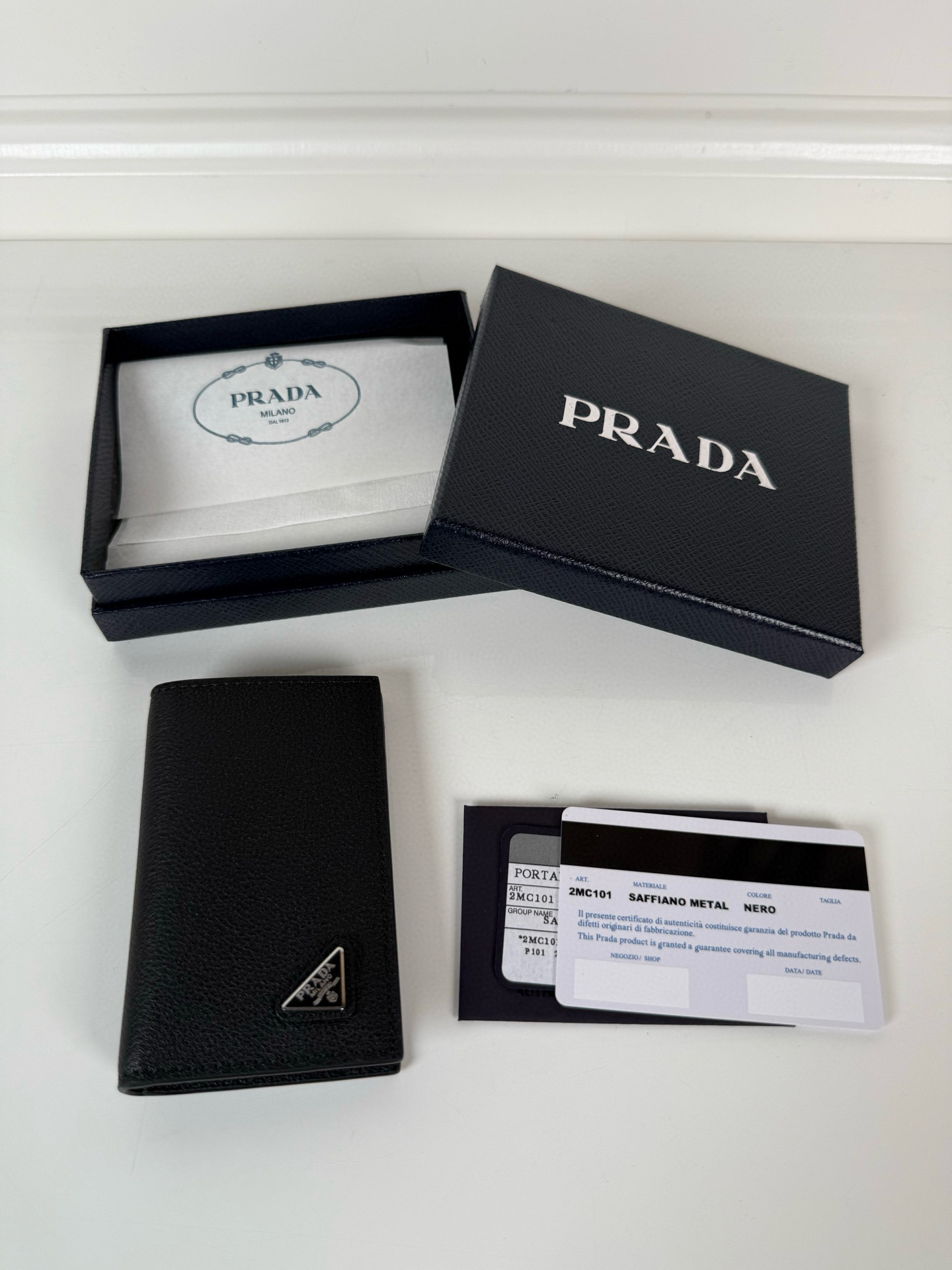 프라다 2MC101 남녀공용 카드지갑 머니클립