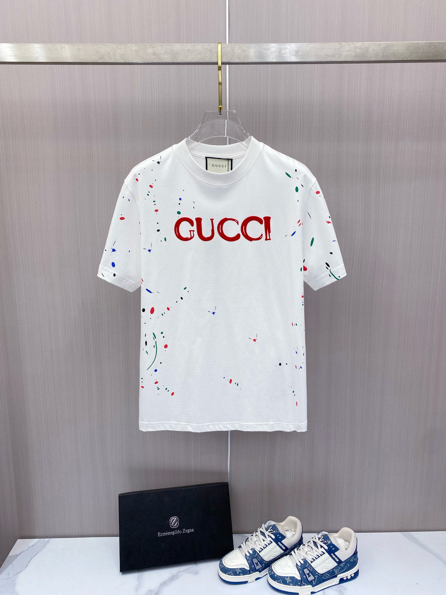 구찌 남자 반팔티