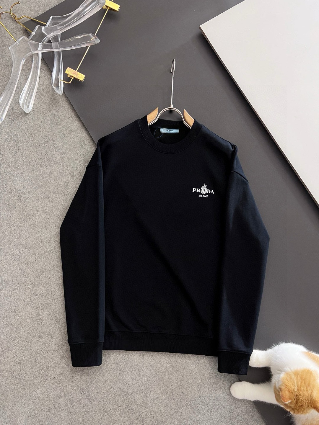 프라다 2컬러 남자 맨투맨 후드티