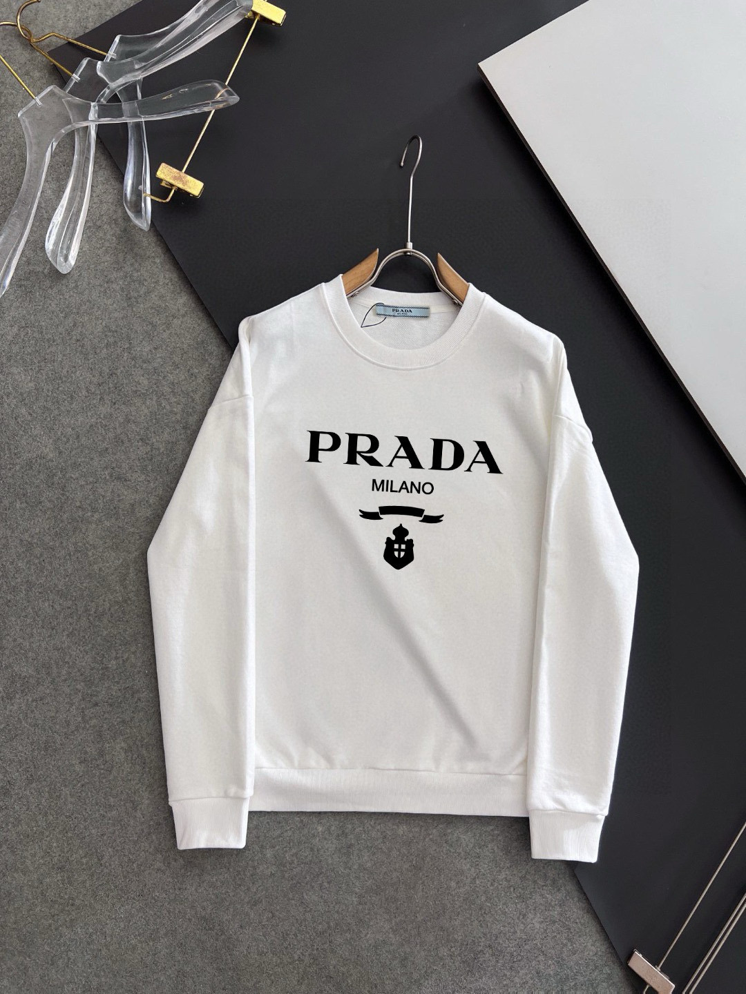 프라다 2컬러 남자 맨투맨 후드티