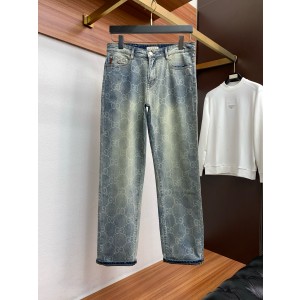 구찌 남자 청바지