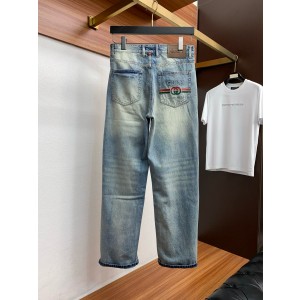 구찌 남자 청바지