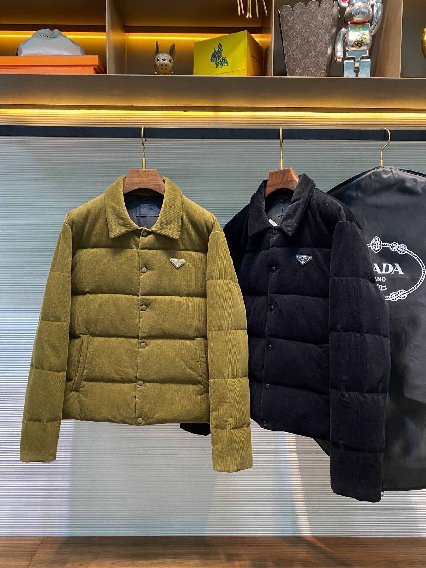 프라다 2컬러 남자 패딩