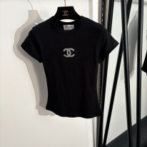 샤넬 2컬러 여자 반팔티