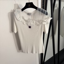 샤넬 2컬러 여자 반팔티