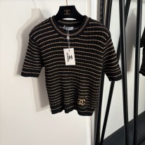 샤넬 2컬러 여자 반팔티