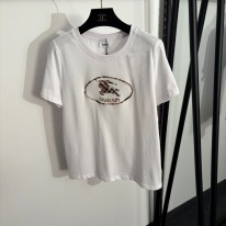 버버리 여자 반팔티